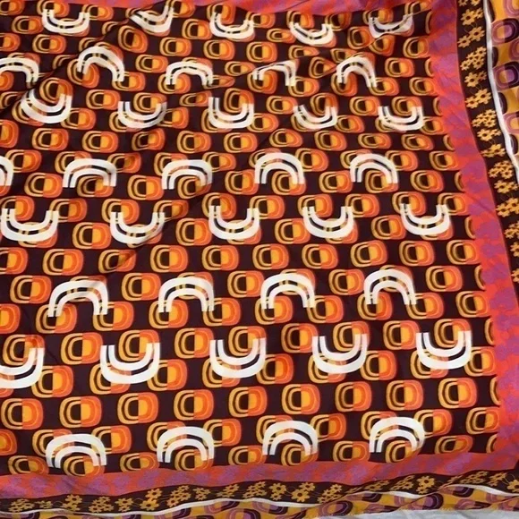 ZARA WOMAN PRINTED HANDKERCHIEF SATIN SCARF NEW WITH TAGS - Picture 5 of 12